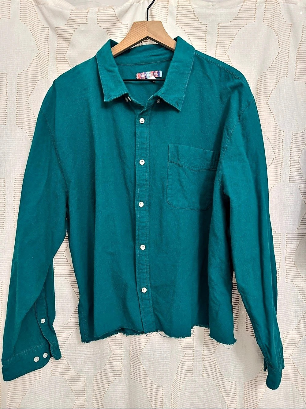 Urban Outfitters Casual Button Down Blue XL